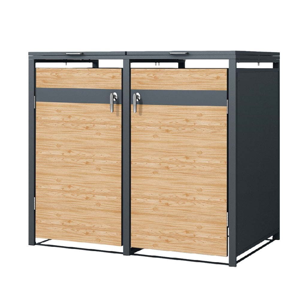 二人用の収納キャビネット リビングルームやオフィスでの使用 合成木材と金属製 120 x 60 x 80