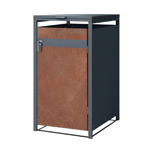 収納庫 サイドテーブル 用途：リビングや寝室に最適 主材質：スチールと木 80 x 60 x 100