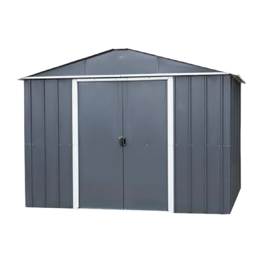 金属製の収納小屋 - 屋外収納や工具保管に適した - スチール製 - 200 x 100 x 180